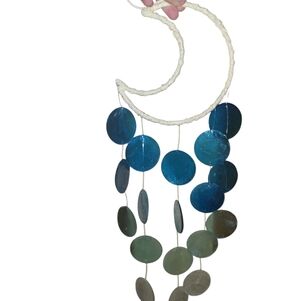 Handmade windchime moon shape